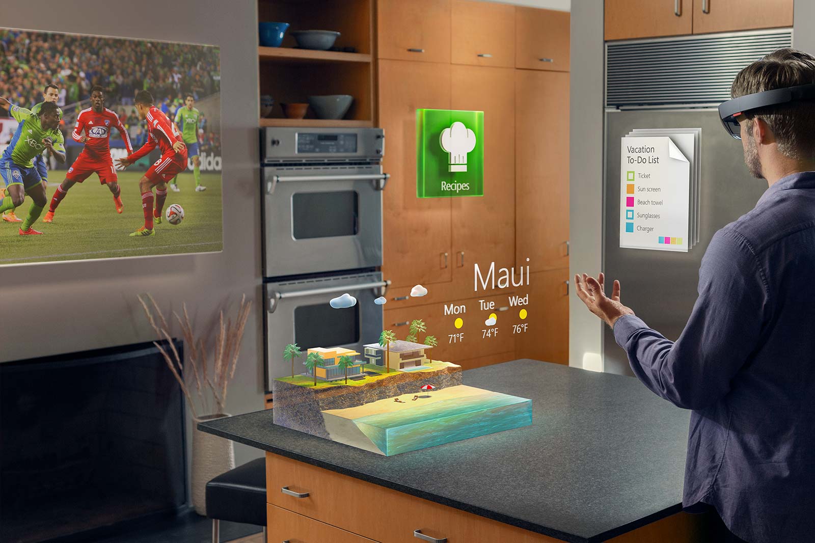 HoloLens改变家庭生活演示