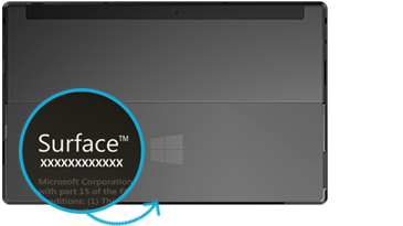 microsoft surface pro serial number lookup